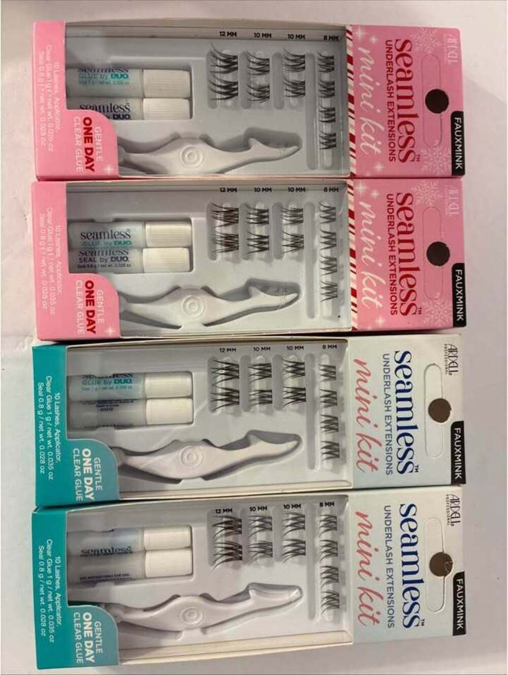 4 Ardell Seamless Underlash Extensions Fauxmink Mini Kits